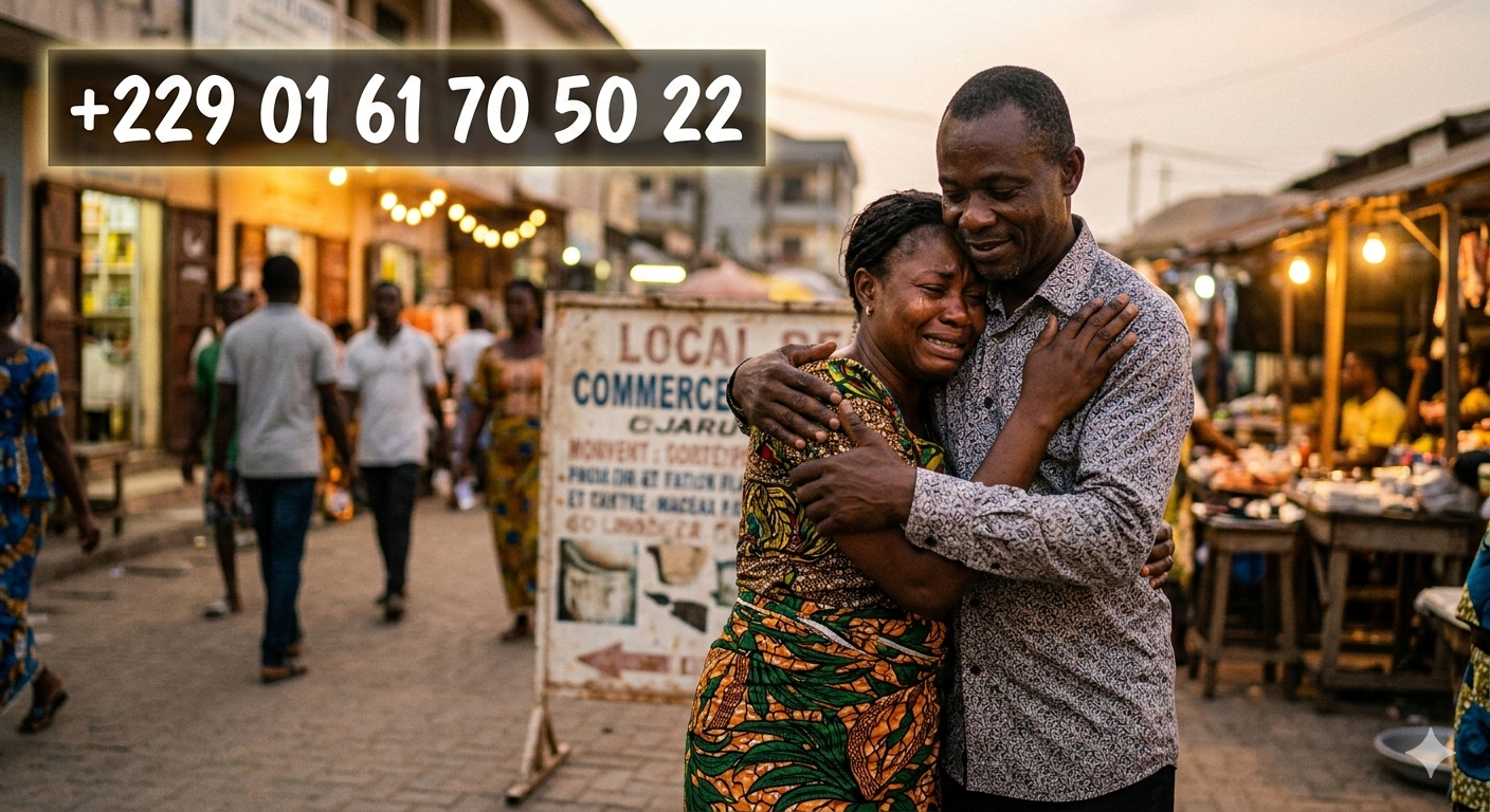 +229 01 61 70 50 22 Retour affectif réussi, rituel retour affectif rapide et immédiat