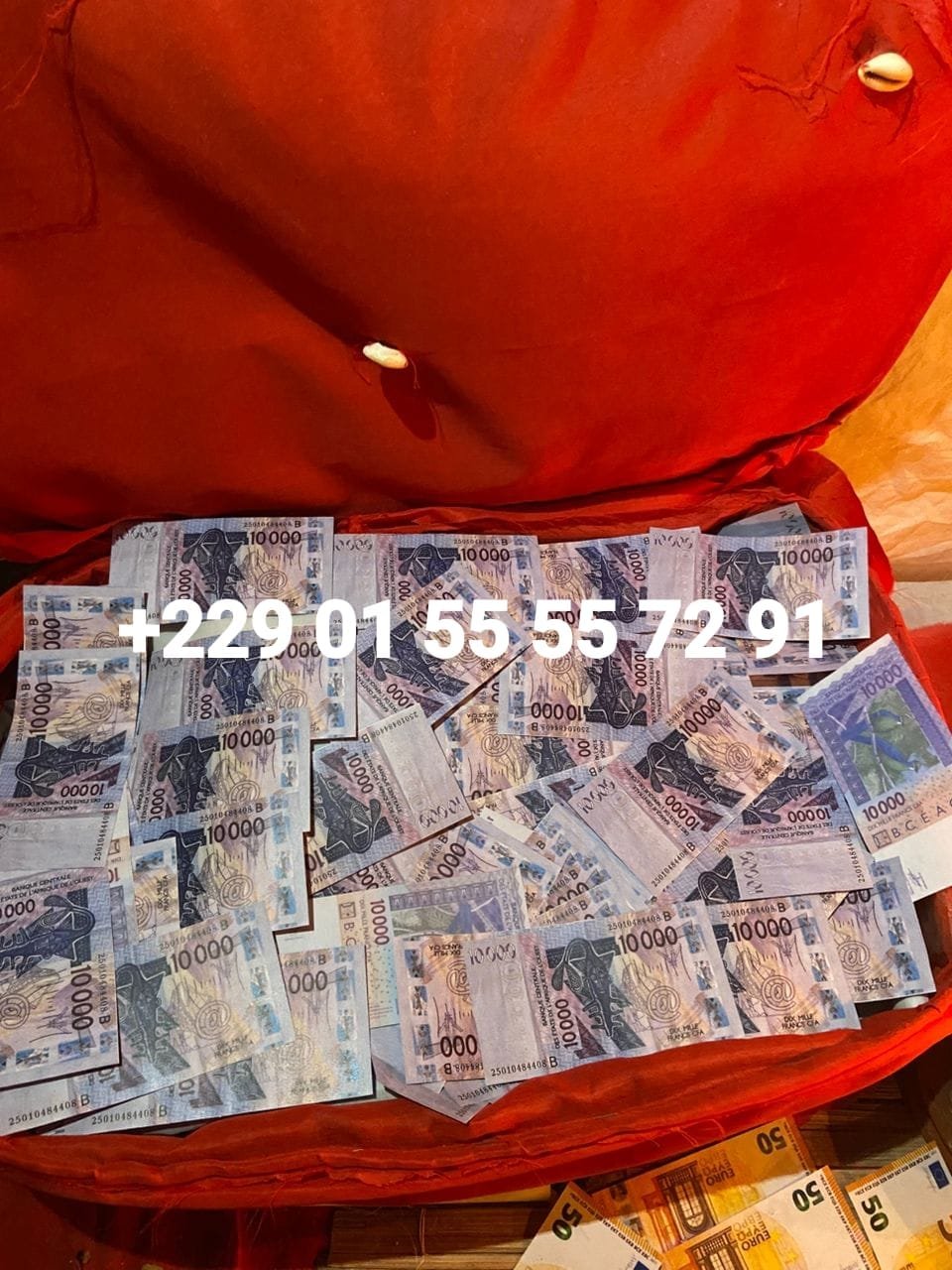 Portefeuille magique, portefeuille magique en euro, +229 55 55 72 91