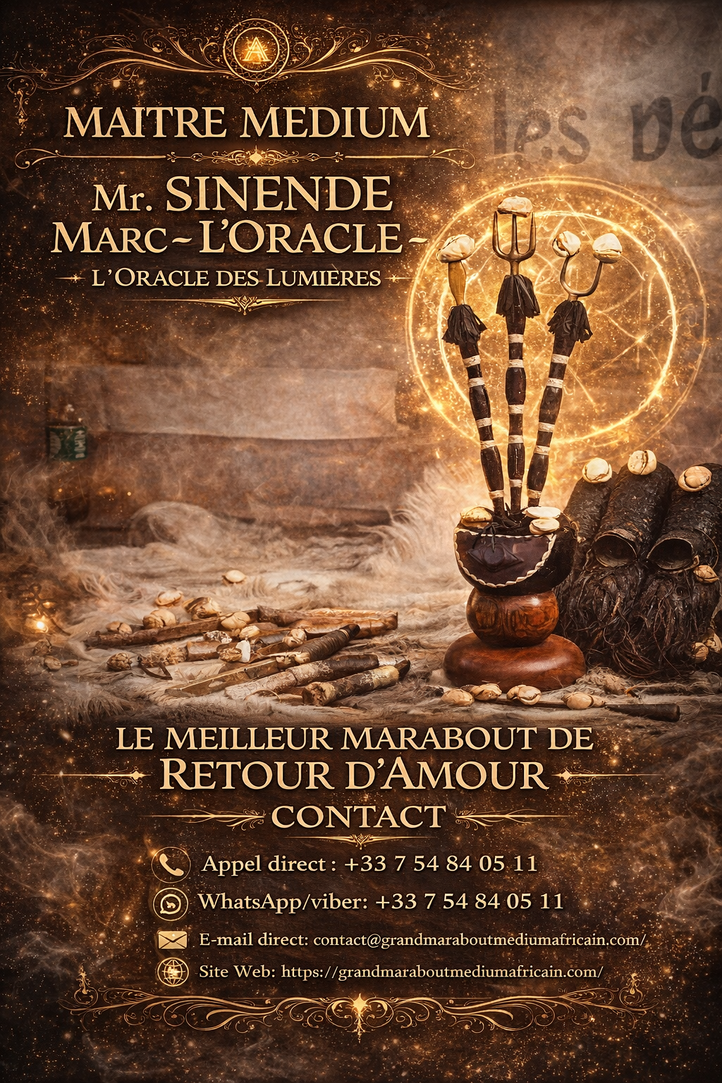 Meilleur Médium Marabout Africain Sérieux en France +33754840511