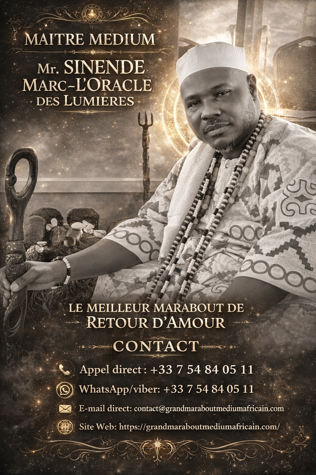 Grand Marabout Voyant Africain Sérieux en France – Résultats Rapides +33754840511