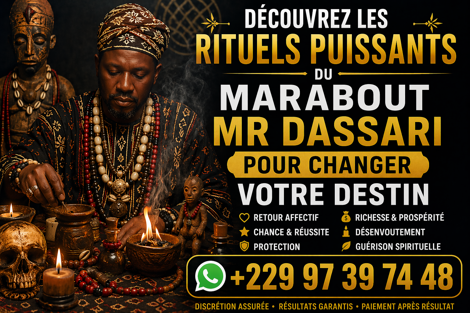 +22997397448 Marabout puissant du portefeuille magique : richesse assurée