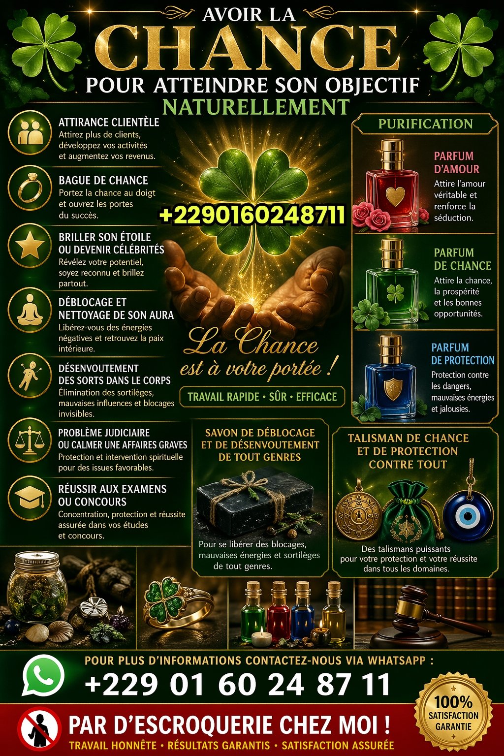 Pour avoir la chance d’atteindre son objectif naturellement