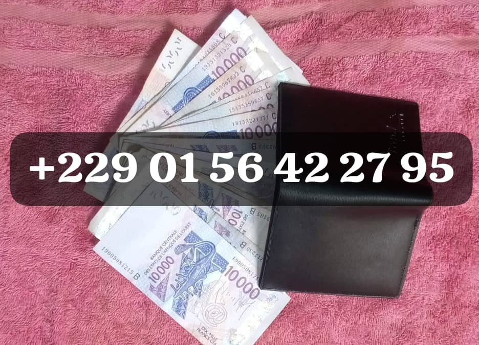 Le portefeuille magique en dollars, porte monnaie magique d’argent +229 01 56 42 27 95