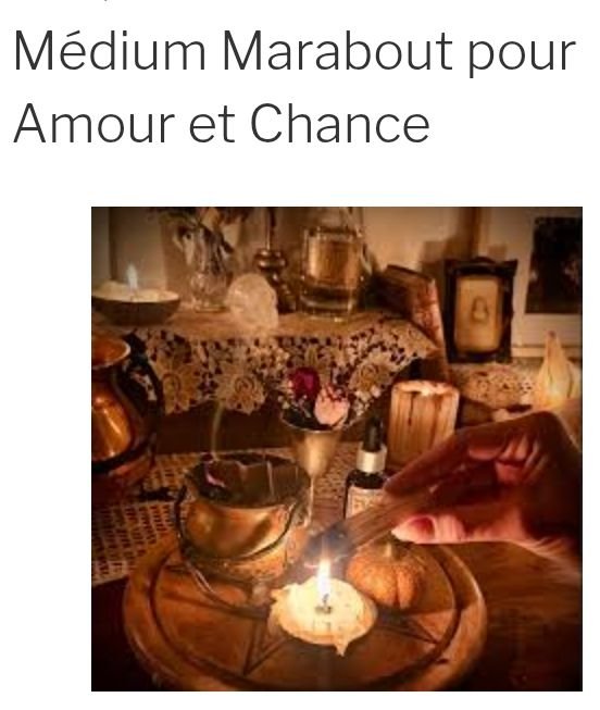 Médium Marabout pour Amour et Chance