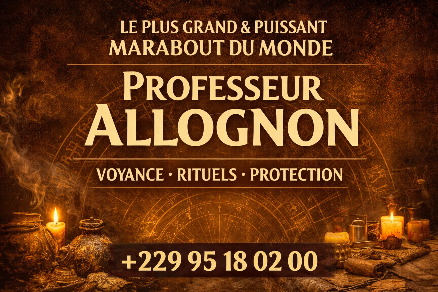 +229 95 18 02 00 Grand marabout medium du bénin